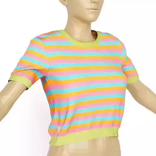 Top Stripes Colors Clothing Women Fashion