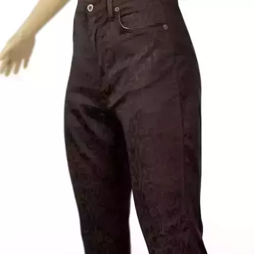 Trousers Dark Rococo Motif Clothing Fashion Women