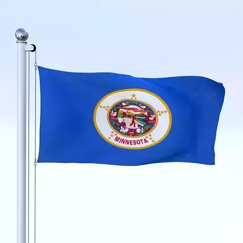 Animated Minnesota Flag