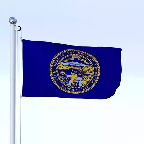 Animated Nebraska Flag