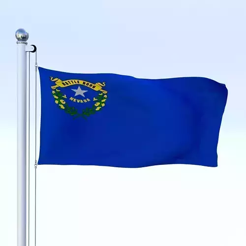 Animated Nevada Flag