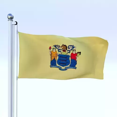 Animated New Jersey Flag