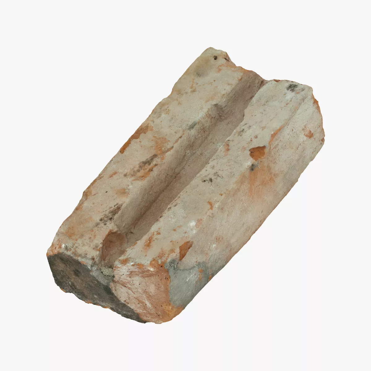 Brocken Brick 01 RAW SCAN 3D model