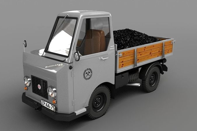 Multicar M22  1964 Kohle 3D model