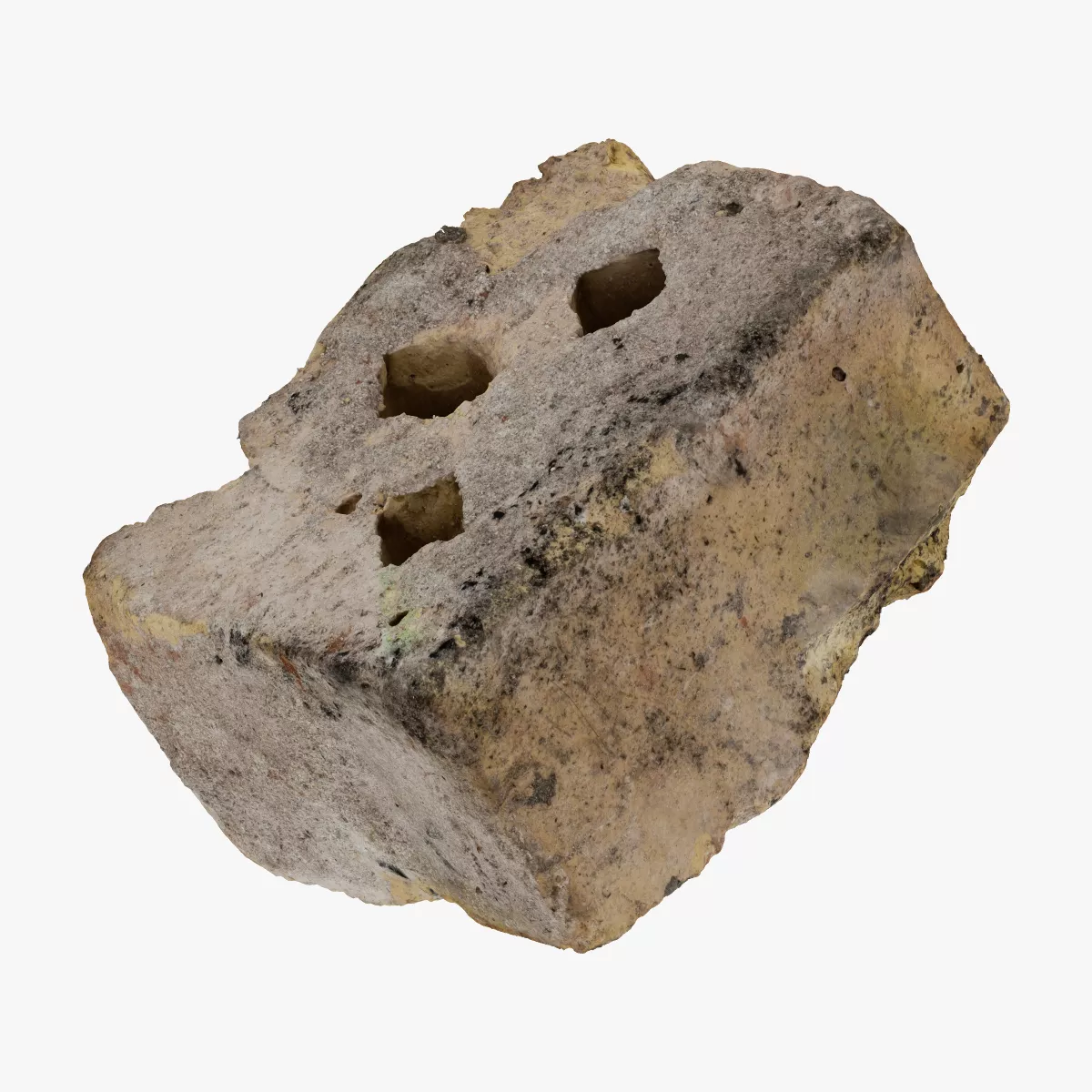 Brick Piece 13 RAW SCAN 3D model