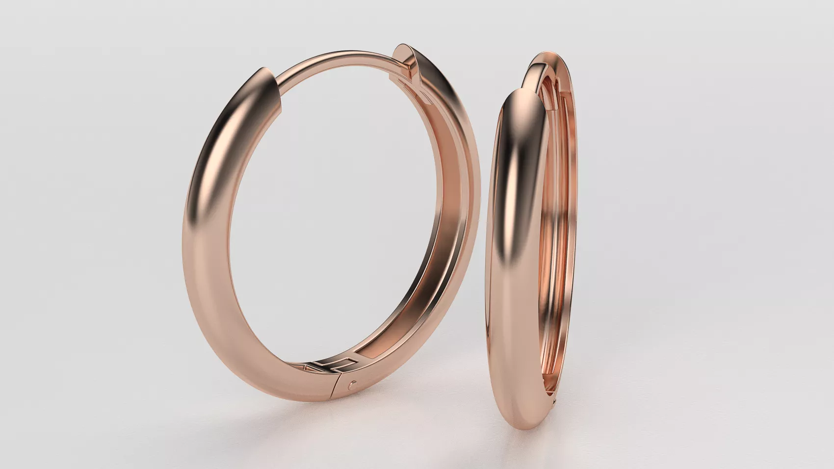 Hoop Earrings 30mm 3D print model