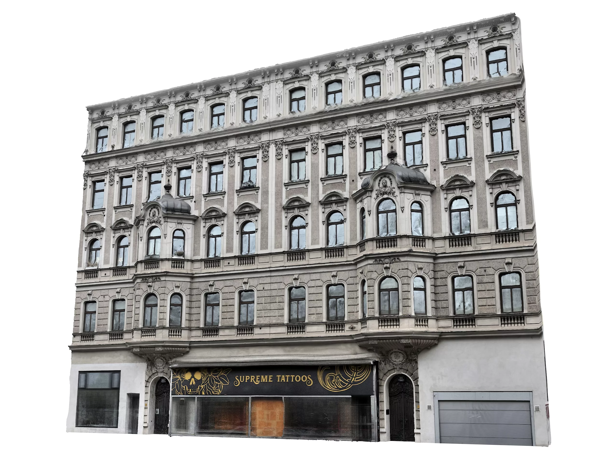 Vienna Facade Low-poly 3D model