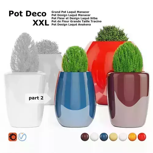 Pot Deco XXL part 2 3D model