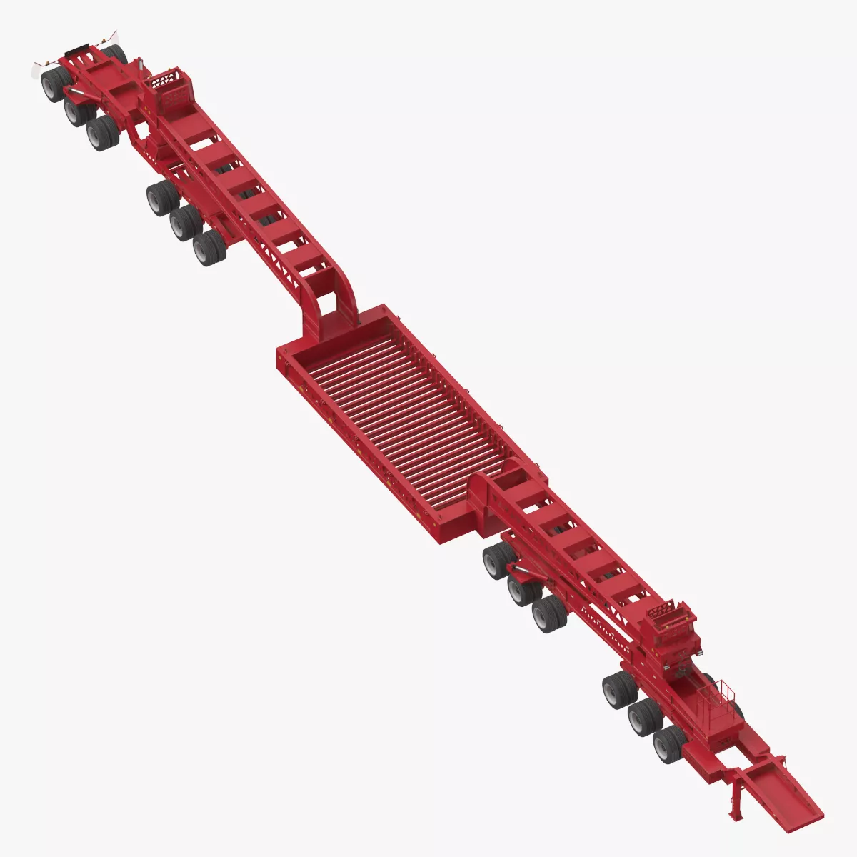 Trail King Trailer 12 Axle Master 02 3D model
