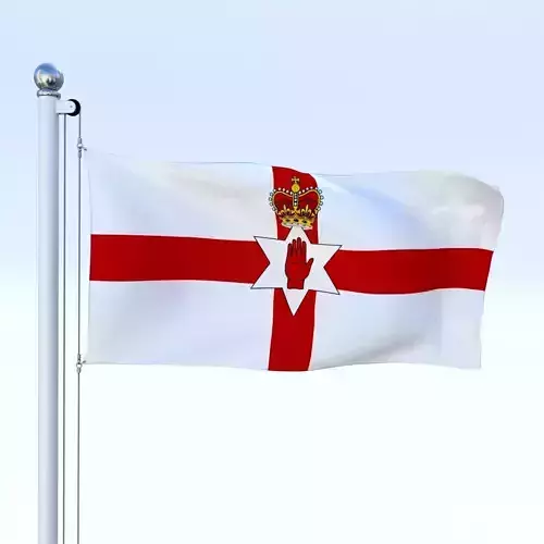 Animated Northern Ireland Flag