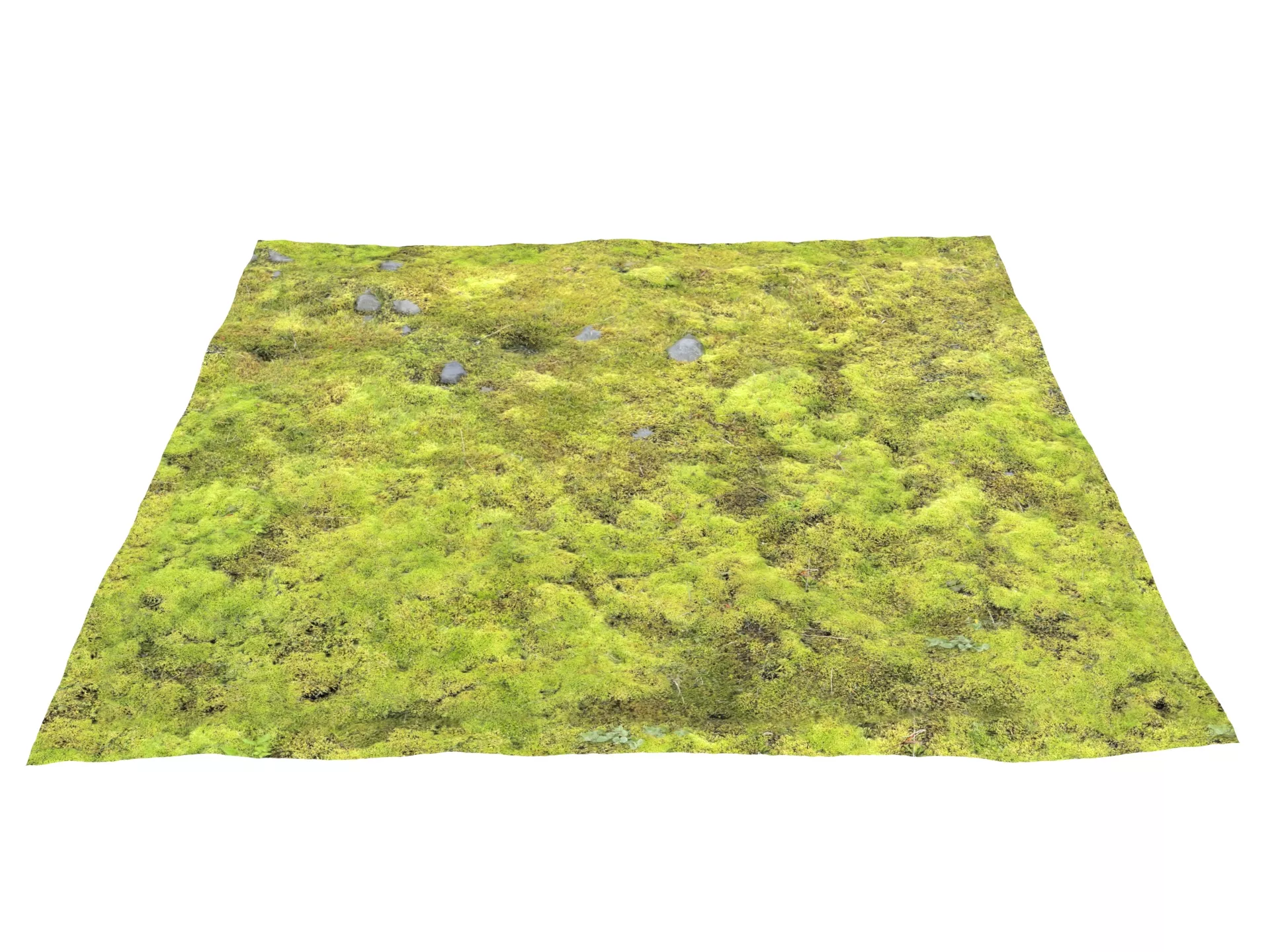 Iceland Terrain Ground Low-poly 3D model