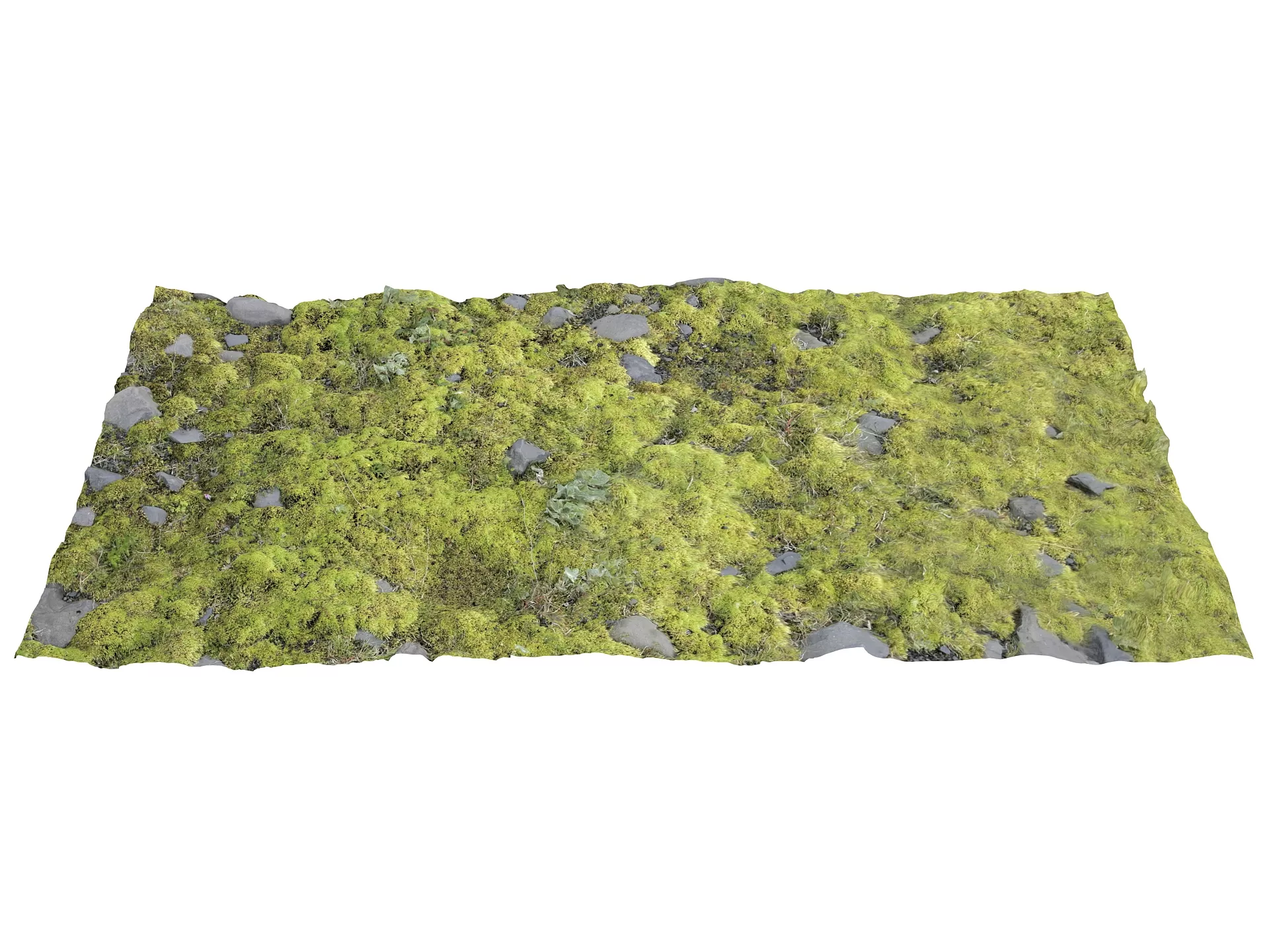Iceland Ground Low-poly 3D model