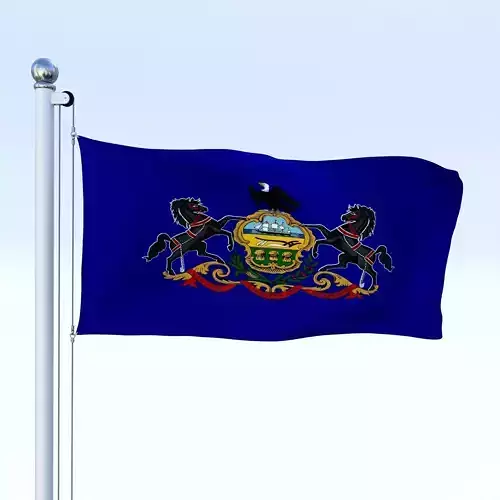Animated Pennsylvania Flag