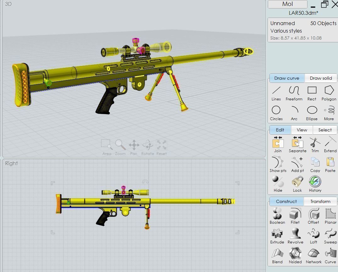 LAR 50 CAL 3D model_8