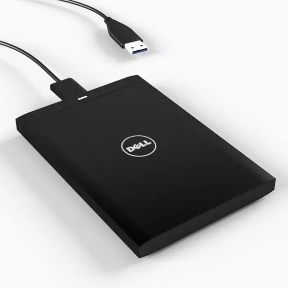 Dell External Harddisk 3D model