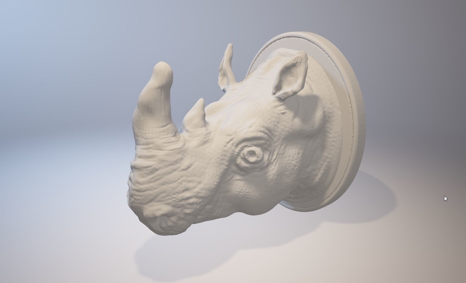 Rhinoceros HOOK 3D print model_2