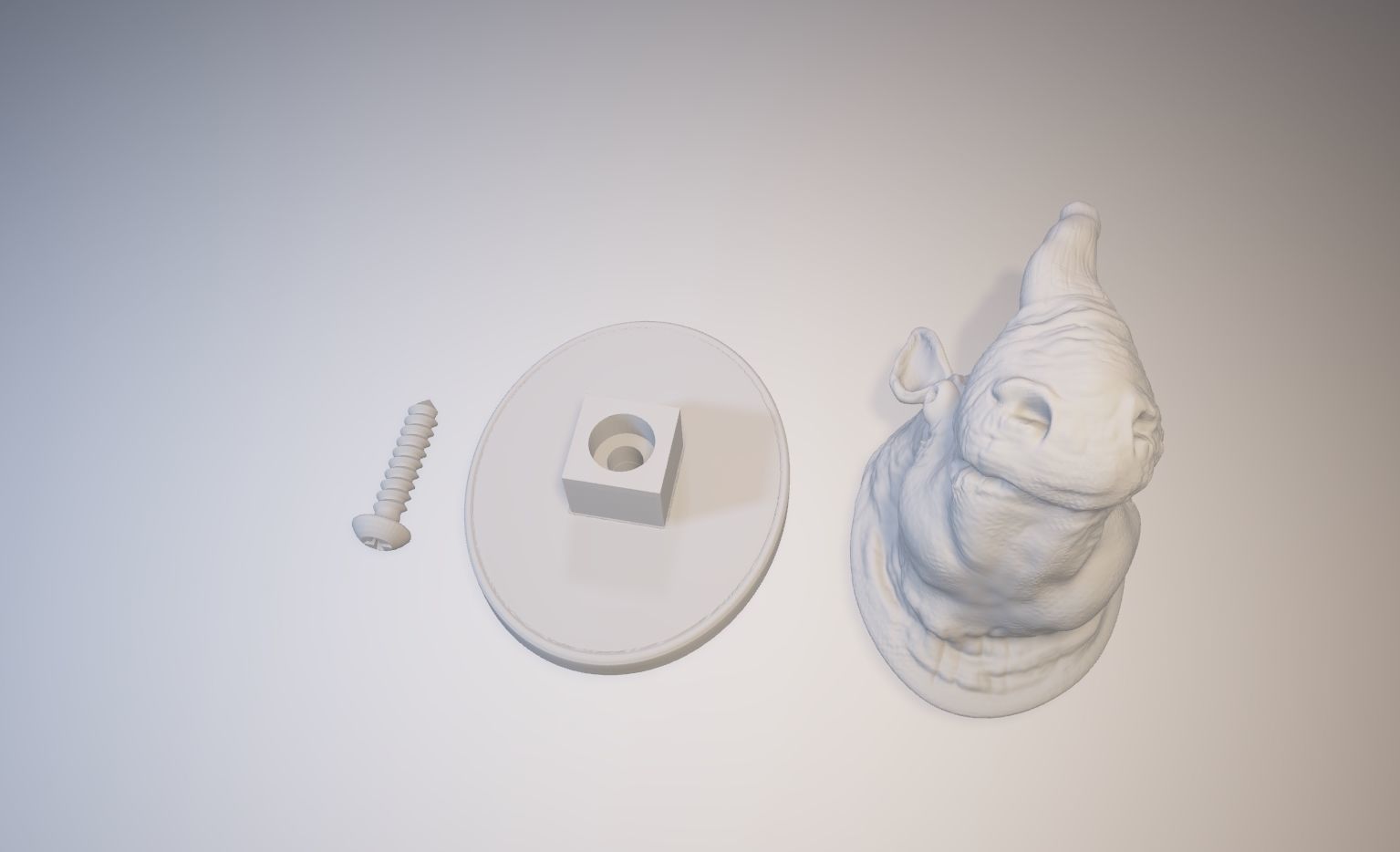 Rhinoceros HOOK 3D print model_5