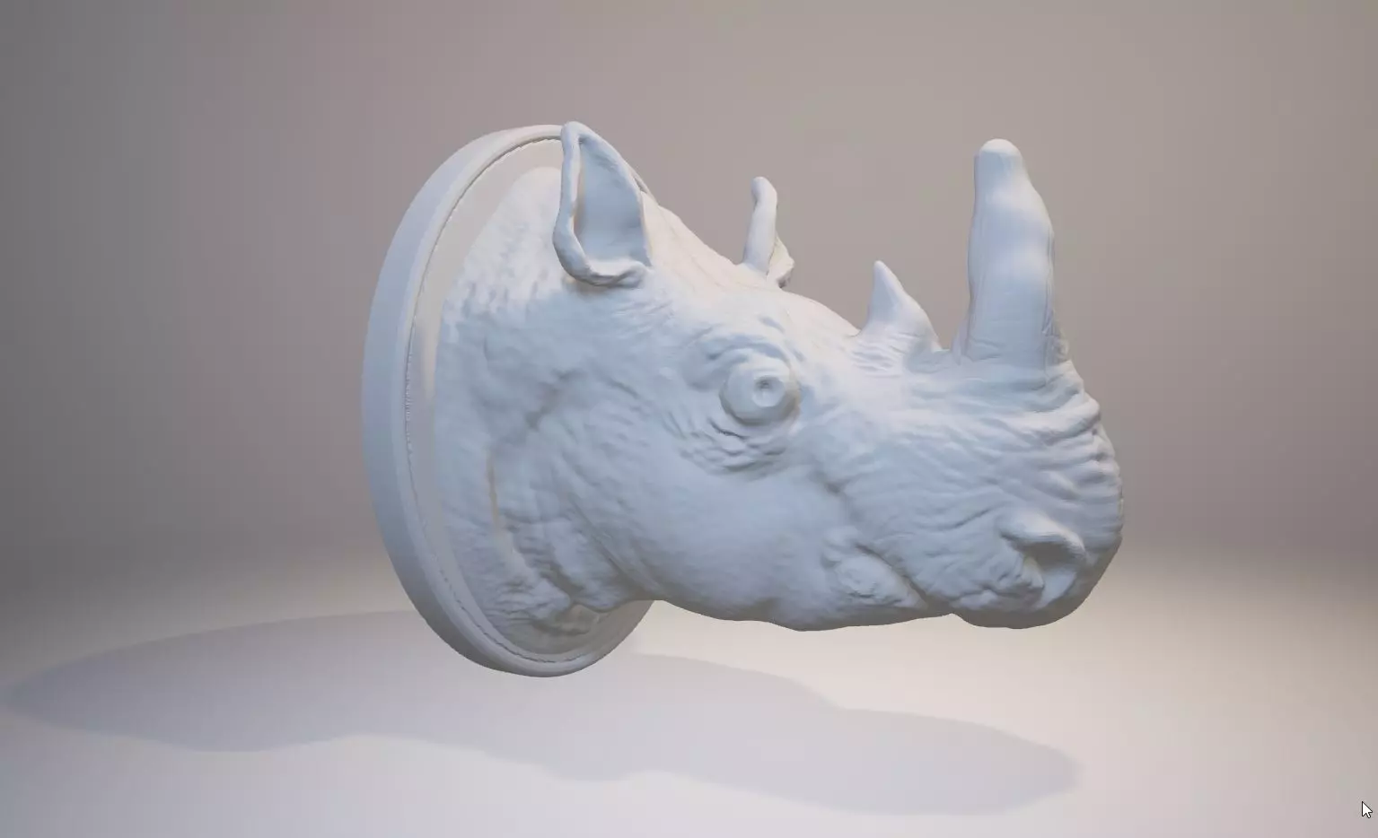 Rhinoceros HOOK 3D print model_0
