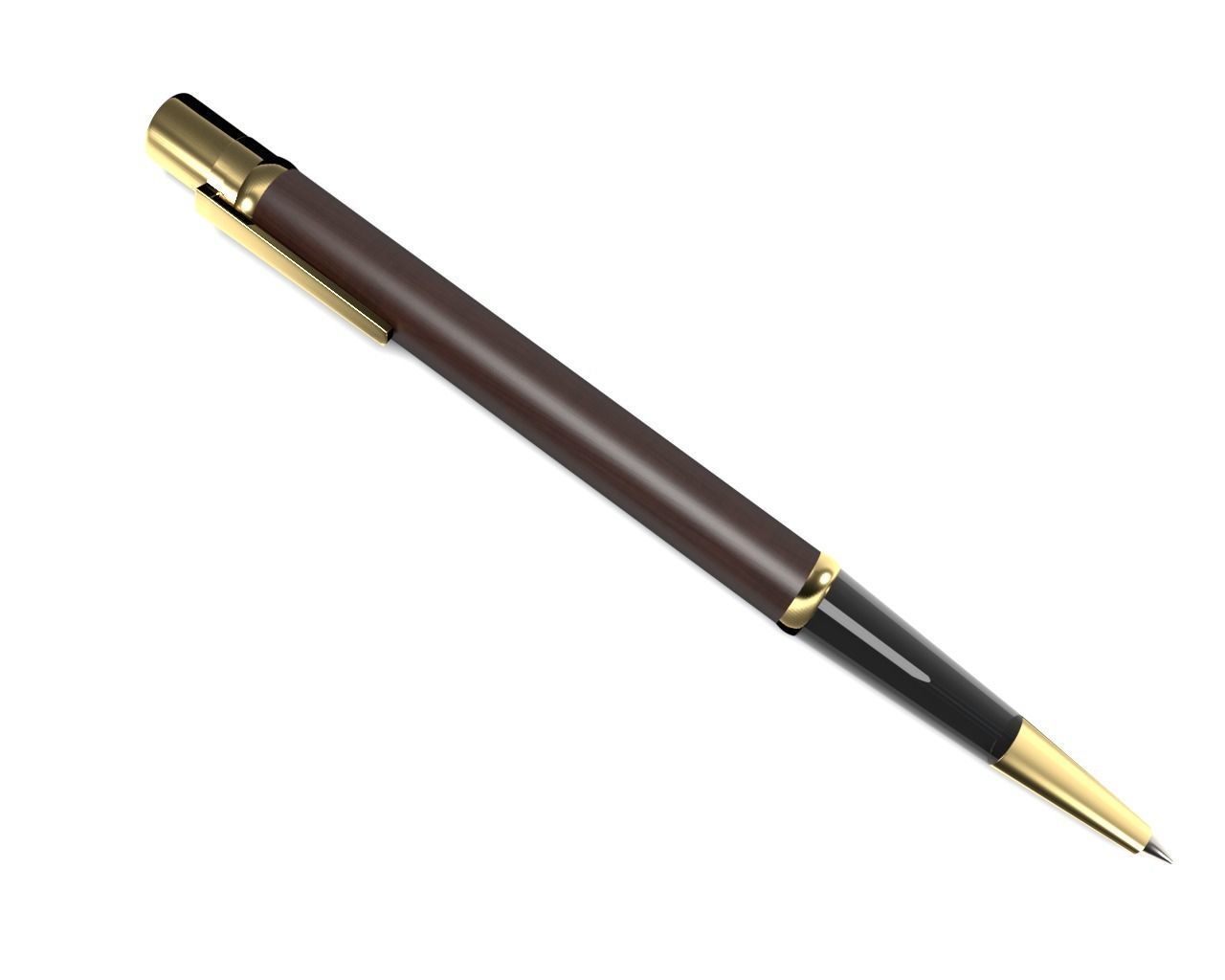 Ball Point Pen V01 3D model_0