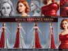 3D model Royal Elegance Dress Female Character VR / AR / low-poly ...