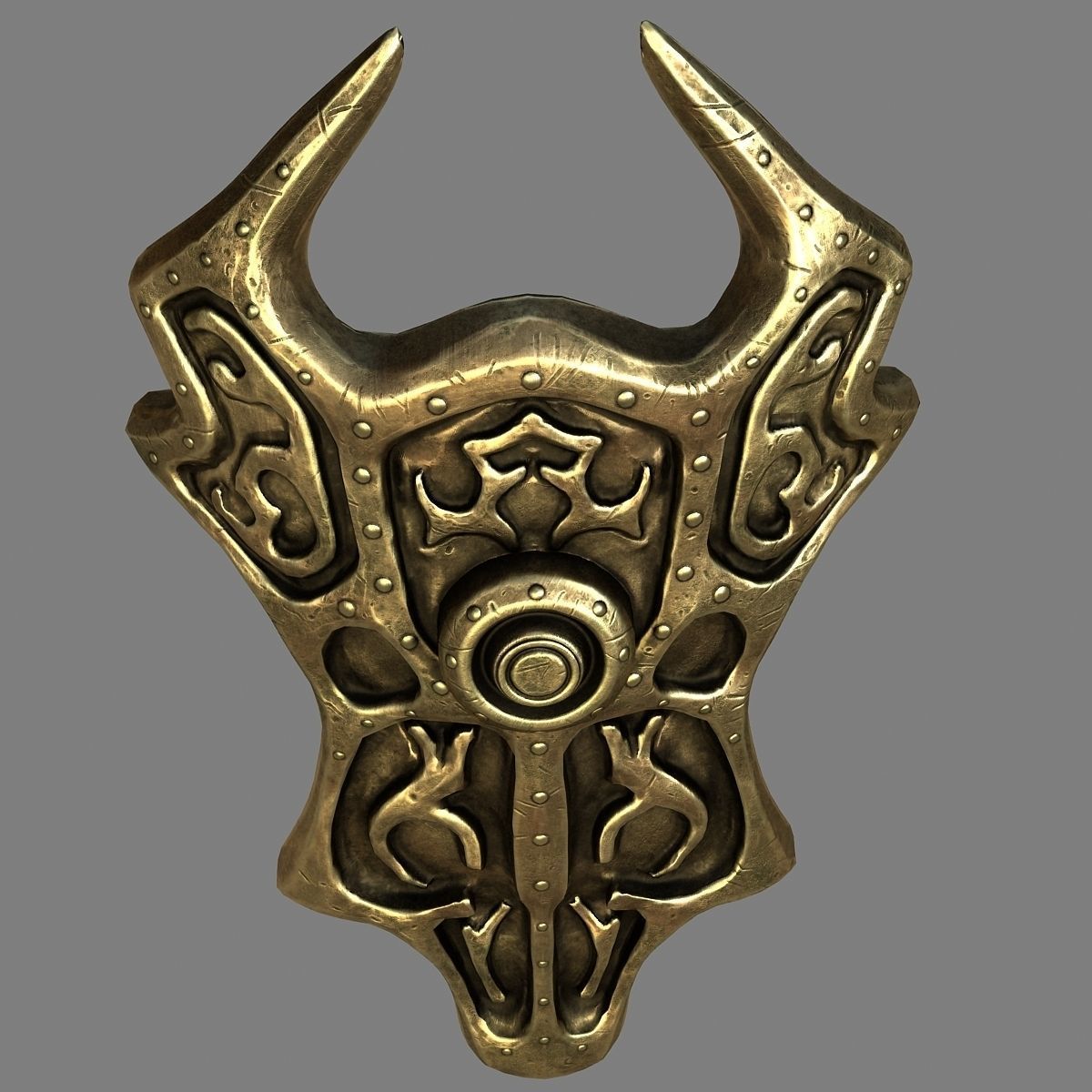 Battle Shield fantasy  3D model_7