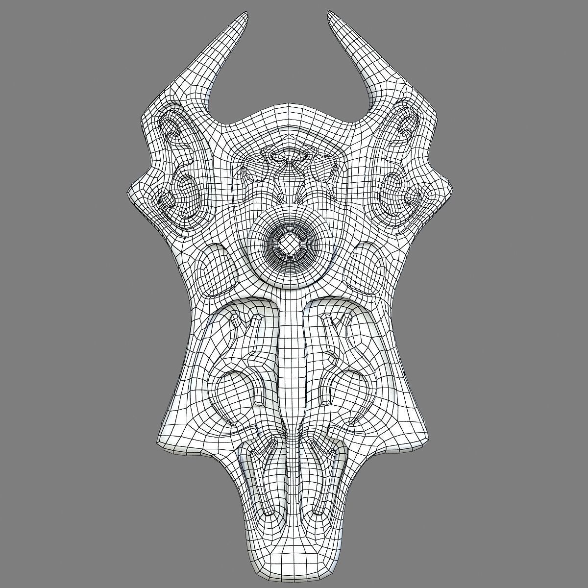 Battle Shield fantasy  3D model_1