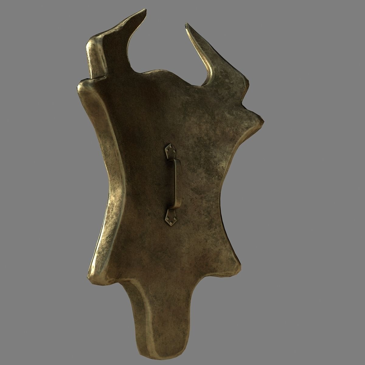 Battle Shield fantasy  3D model_3