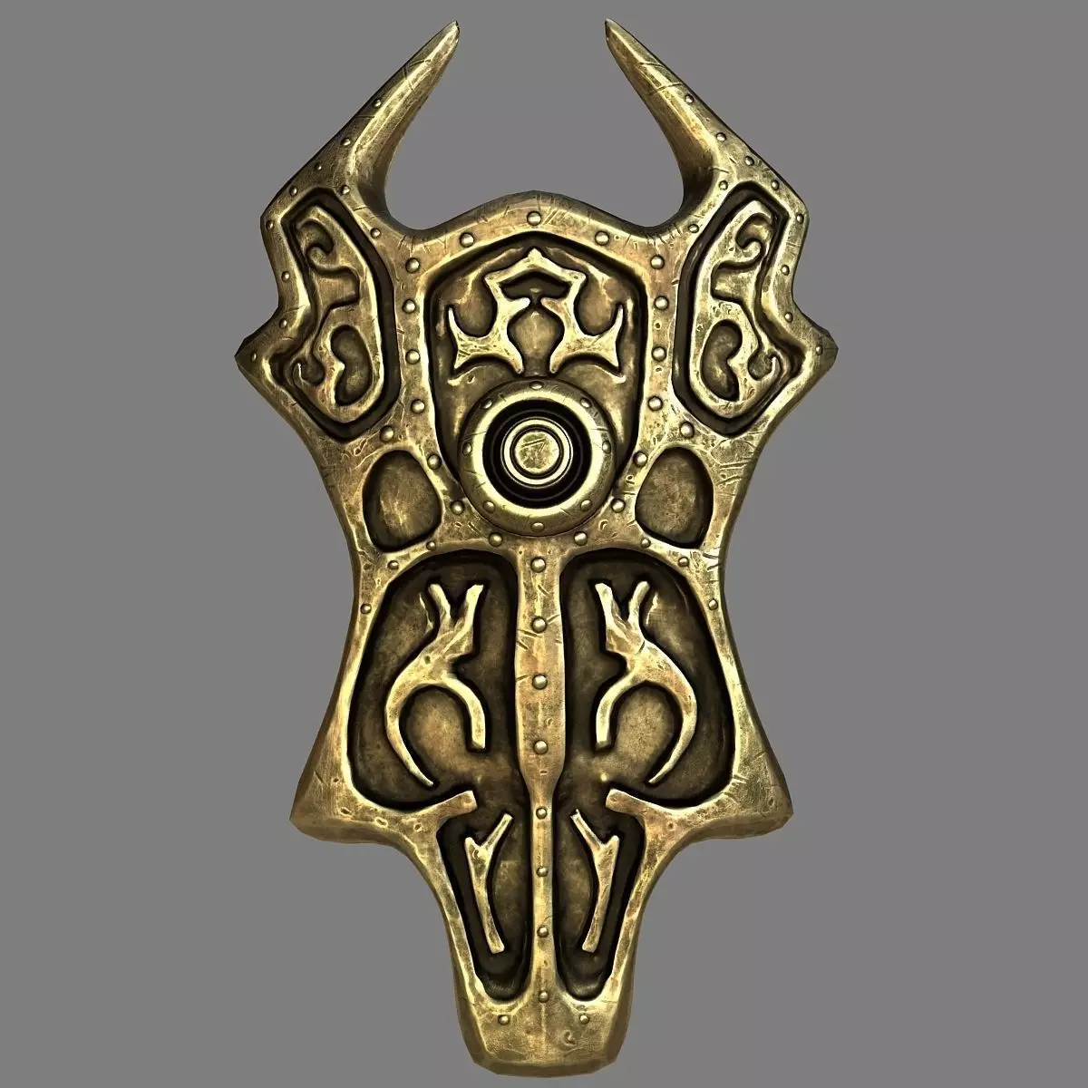 Battle Shield fantasy  3D model_0