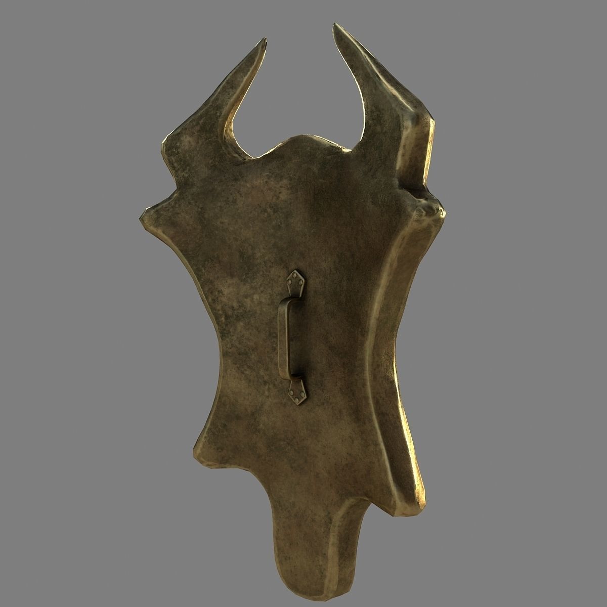 Battle Shield fantasy  3D model_4