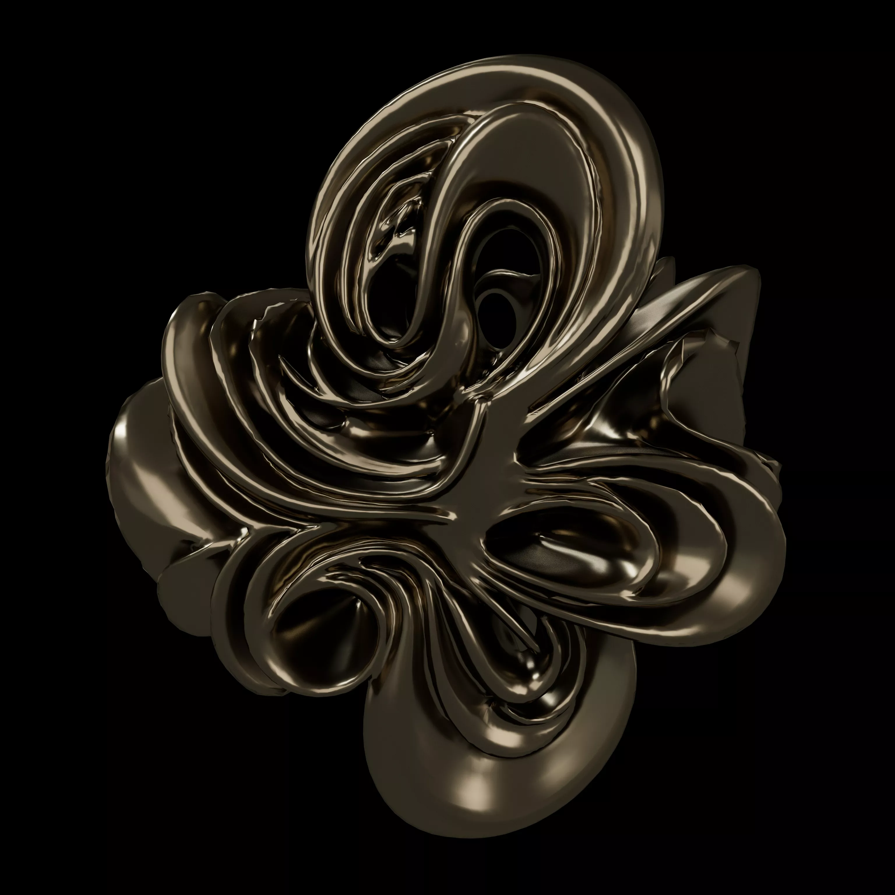 Abstract Sphere v15 013 Low-poly 3D model