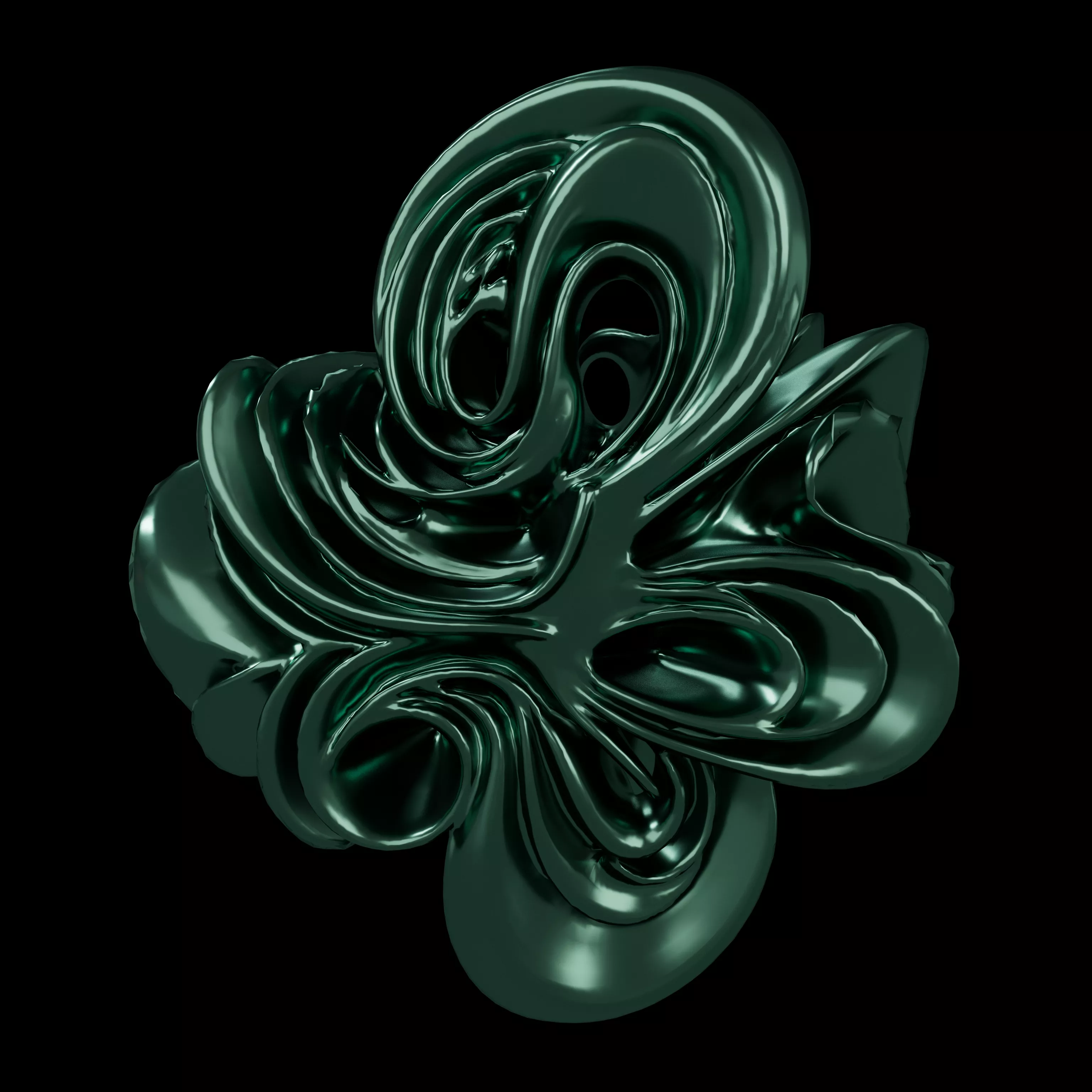 Abstract Sphere v15 014 Low-poly 3D model