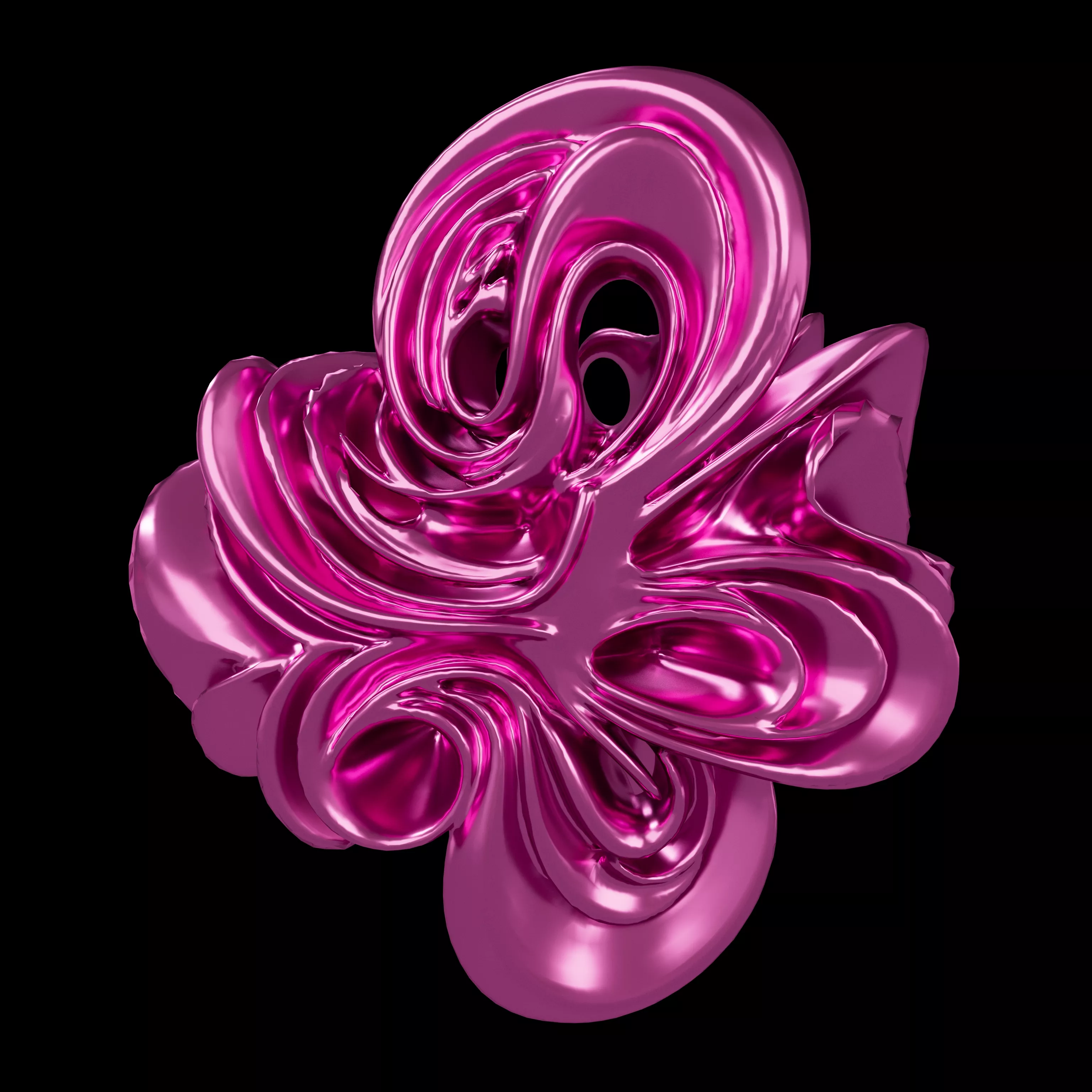 Abstract Sphere v15 015 Low-poly 3D model