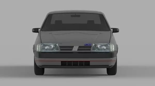 Fiat Tempra 1992 Low Poly Model 3D model