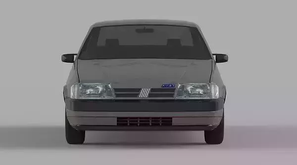 Fiat Tempra 1992 Low Poly Model 3D model