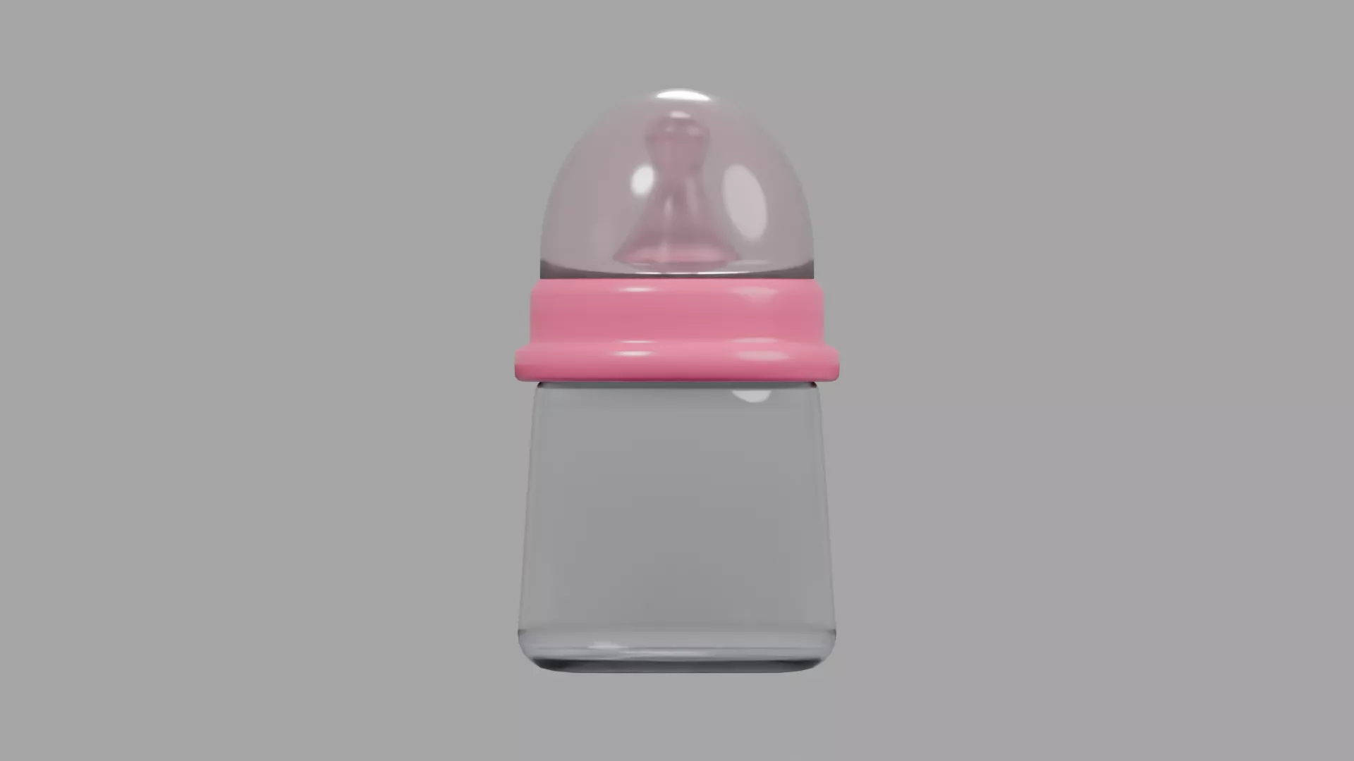 Baby Milk Feeder Bottle Low-poly 3D model