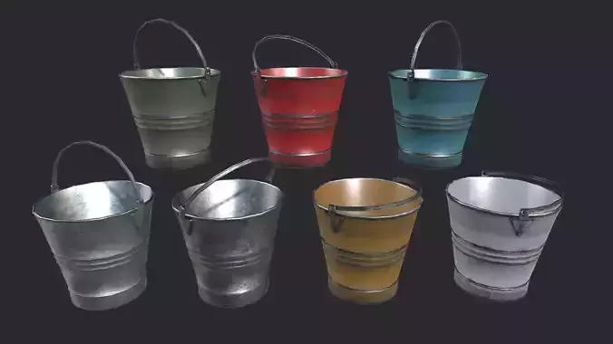 Steel Buckets PBR