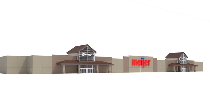 Retail-003-Meijer store 3D model