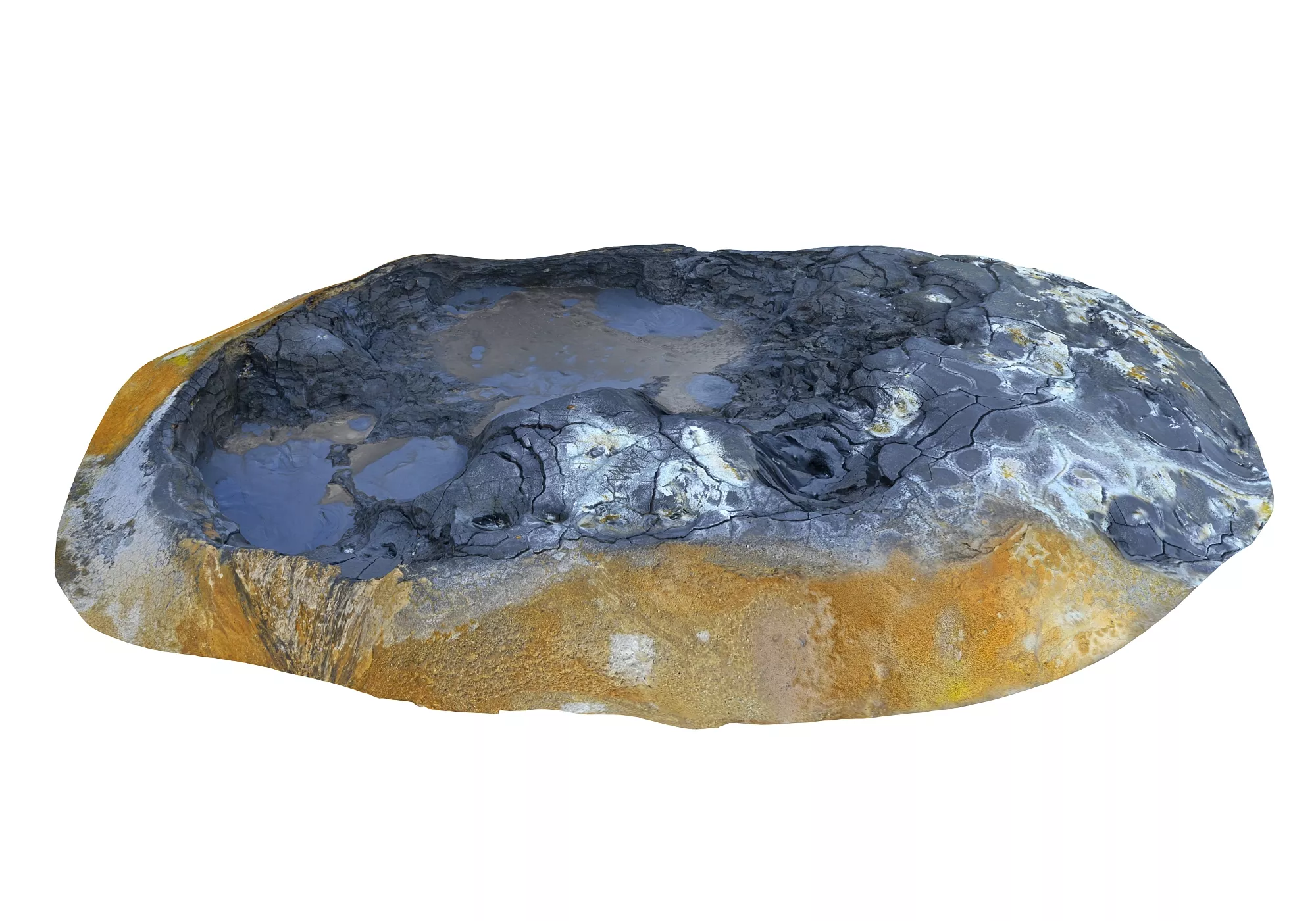 Iceland Geyser 16K Low-poly 3D model