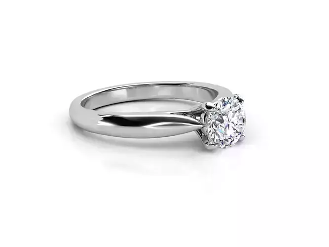 ZLR0156 solitaire diamond engagement ring