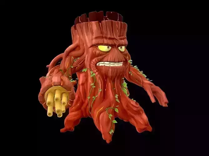 elder wilow game res model V2 Low-poly 3D model