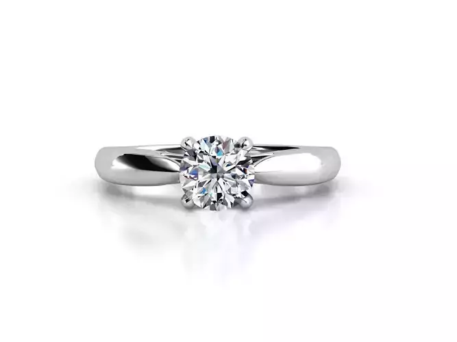 ZLR0155 solitaire diamond engagement ring