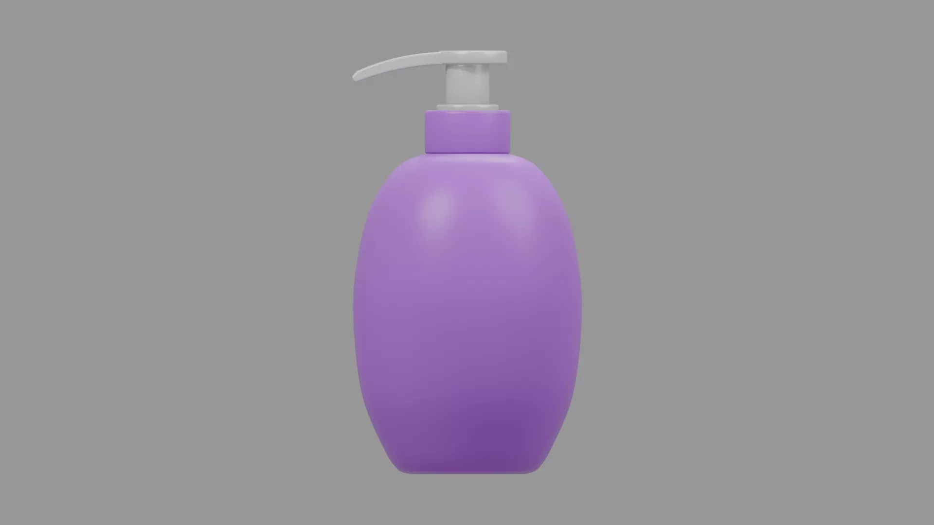 Shampoo bottle Low-poly 3D model