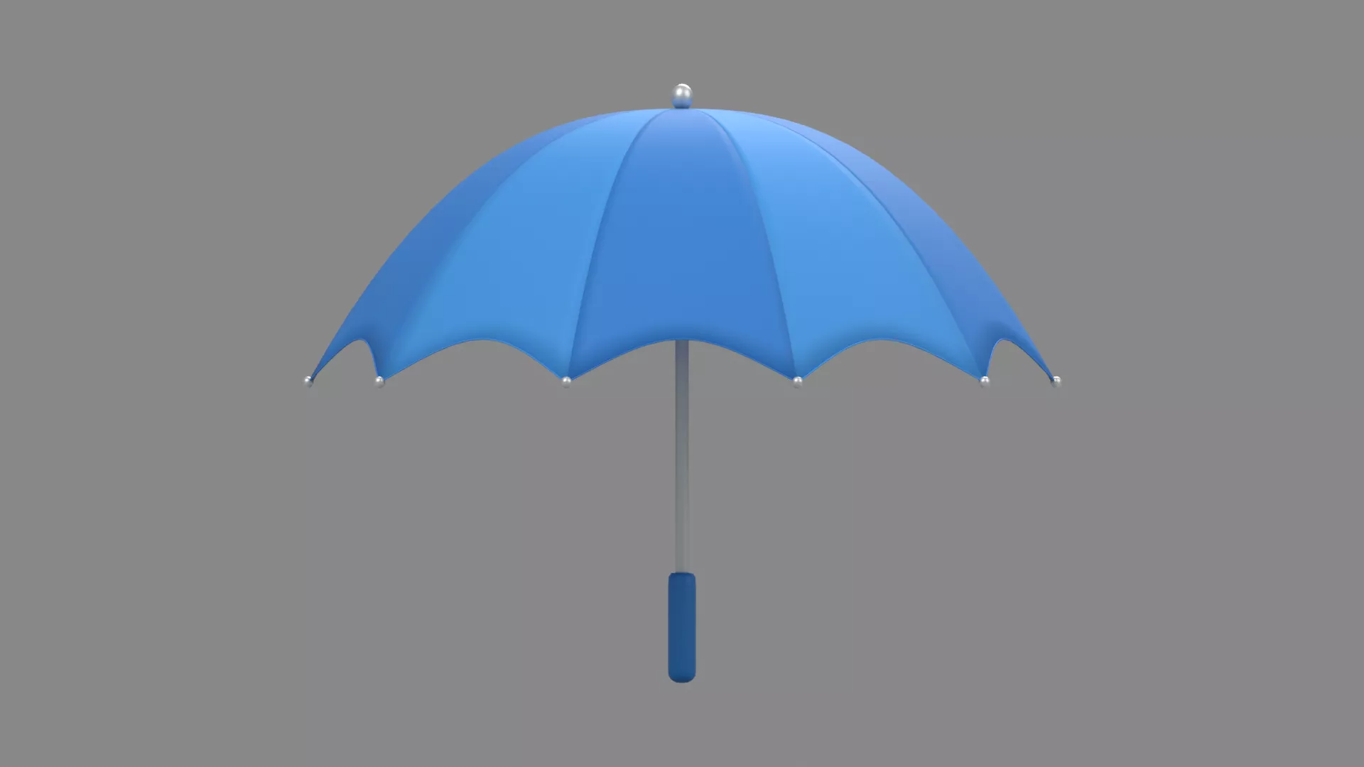 Umbrella Low-poly 3D model