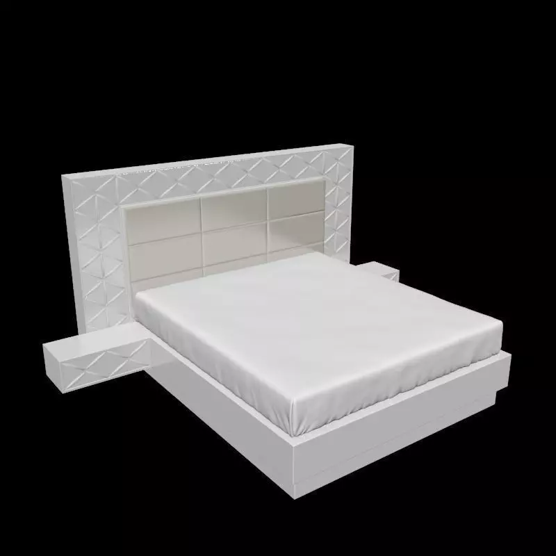 saloni bed Free 3D model