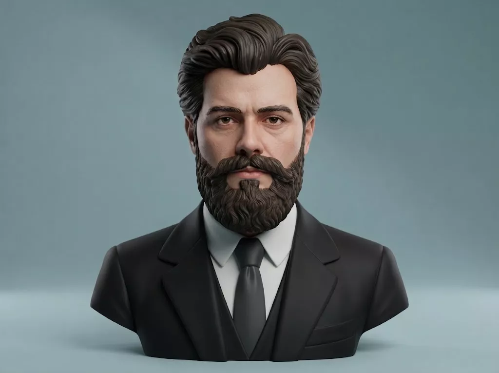 Gustav Mahler 3D Printable Bust 3D print model