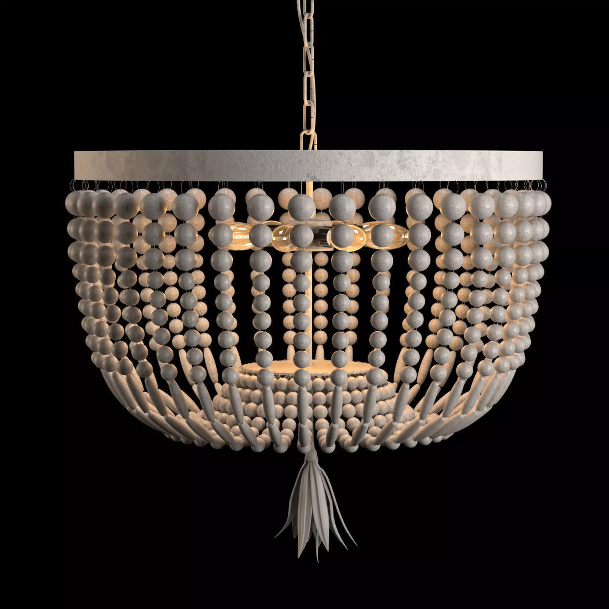 CEILING LAMP 103497 WOOD 3D model_0