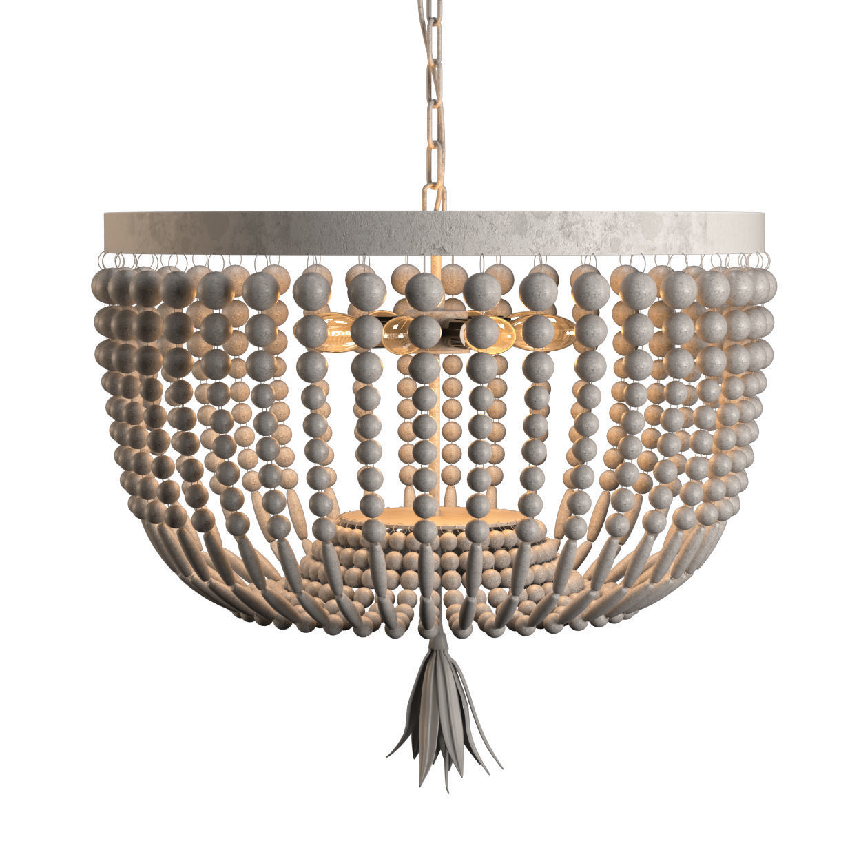 CEILING LAMP 103497 WOOD 3D model_1