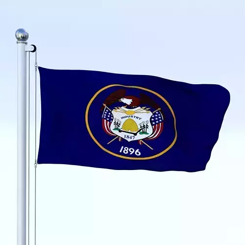 Animated Utah Flag