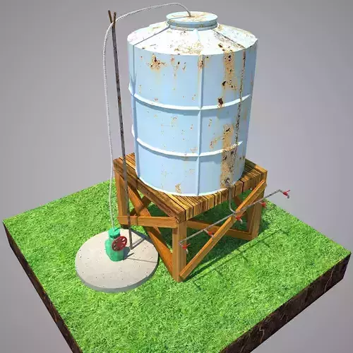  Water tower 3D model