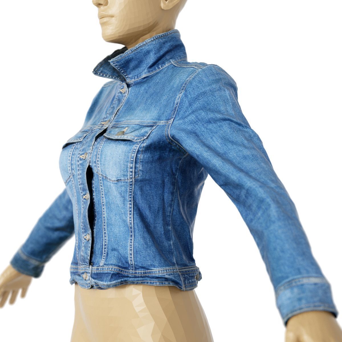 20 Jackets Leather and Jeans for Women Collection Low-poly 3D model_22